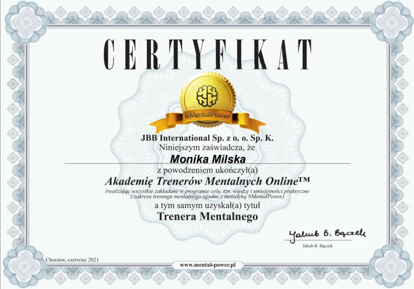 Certyfikat ATMO